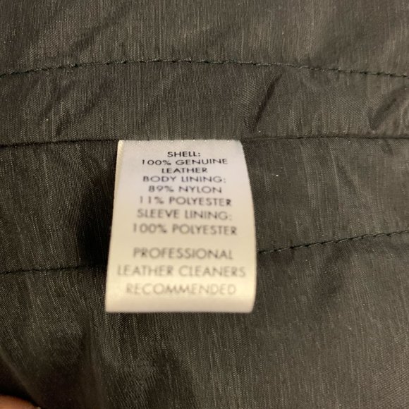 Calvin Klein Biker Leather jacket Size S - Picture 4 of 5